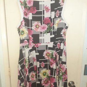 Hearts & Roses Vintage size 14 dress with pockets